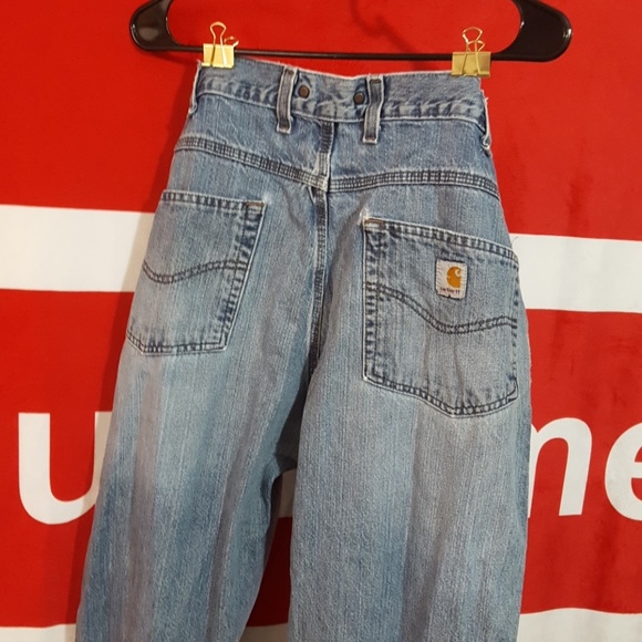 *SOLD*CARHARTT MENS JEANS BLUE DENIM SZ 36x30 - Picture 4 of 5